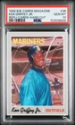 153938839 Ken Griffey Jr 1992 Baseball Cards Magazine #36 Repli-Cards PSA 10