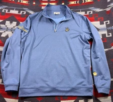 Scotty Cameron Putter Peter Millar Jackpot Johnny Blue 1/4 Zip Pullover Golf M