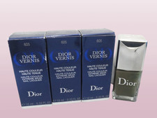 CHRISTIAN DIOR DIOR VERNIS NAIL POLISH 605 AMAZONIA 0.33 OZ BOXED LOT OF 3