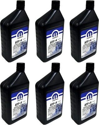 New Genuine Mopar Fluid Automatic Transmission ATF+4 Set 6 Quarts OE 68218057AC