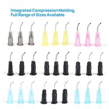 Dental Pre Bent Tips for Etch Gel Composite Flow Applicator 200PCS