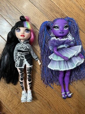 Rainbow High Doll Lot of 4 Dolls and Accessories, Shoes, Clothes, Purse