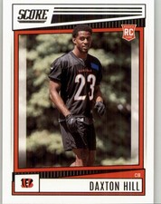 2022 Score Daxton Hill Rookie #366 RC Cincinnati Bengals