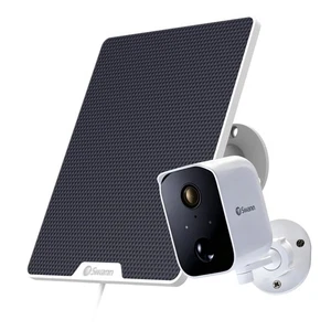 Extérieur sans fil WiFi Caméra de sécurité alimentée par batterie solaire avec 32GB SD Carte