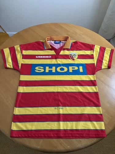 Original RC Lens 96-98 Home Shirt Size M