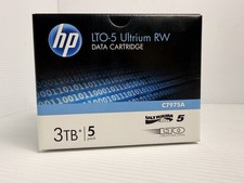 HP LTO-5 Ultrium RW Data Cartridge P/N C7975A 3TB Sealed 5 In Box 