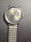 Vintage Timex Day‑Date Men’s Watch – Non‑Working, Needs Band Pin – Sold as is