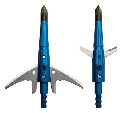 Swhacker Broadhead Levi Morgan 2-Blade Curved 100 Grain 2'' Cut 3 Pack - SWH00261
