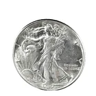 1945 Walking Liberty Half Dollar 50c UNC. 90% Silver U.S. Coin # 18