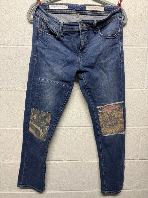 Anthropologie Pilcro The Slim Boyfriend Crop Jeans Size 27