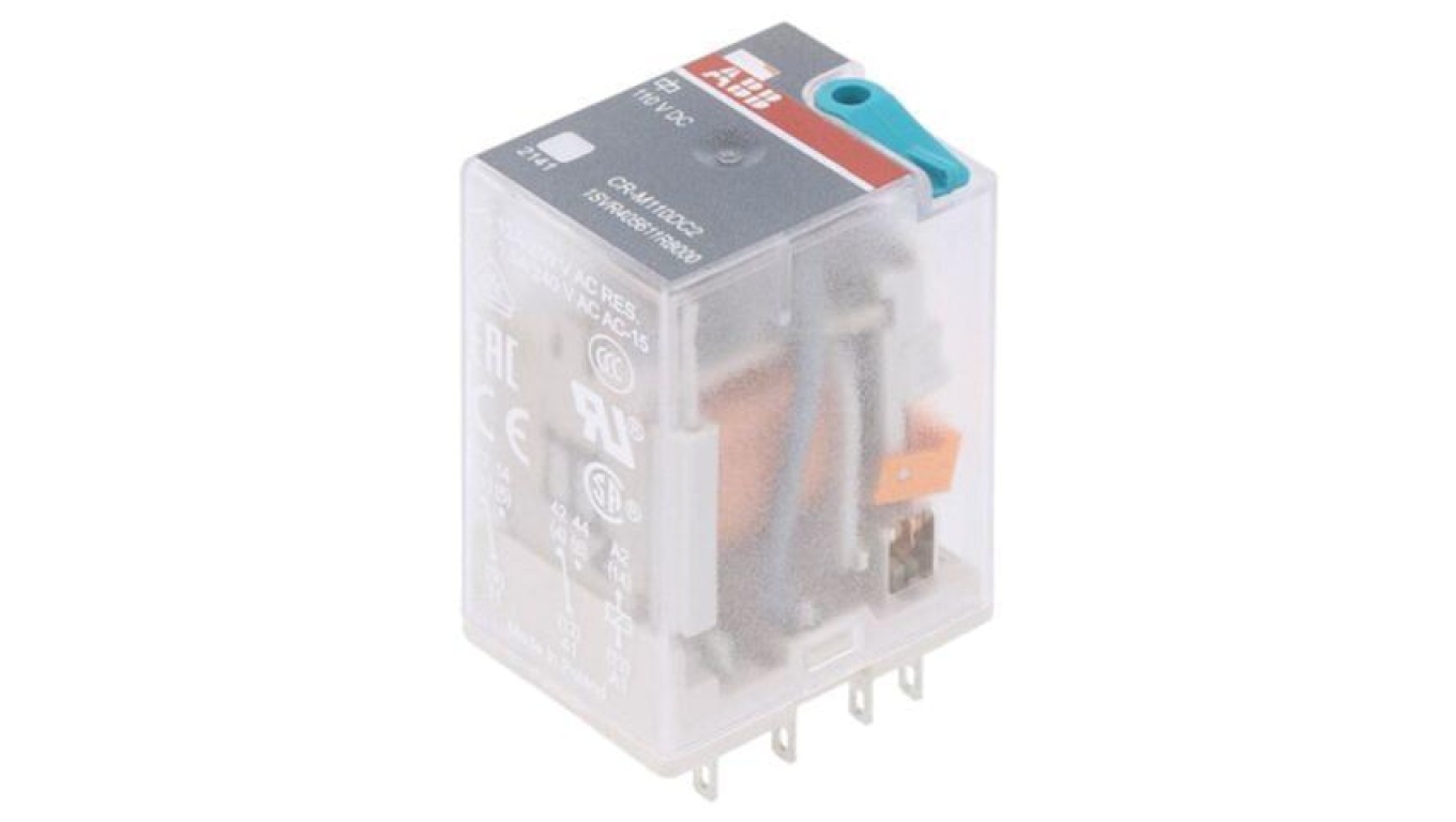 Electromagnetic Relay, DPDT, Voltage 1SVR405611R8000
