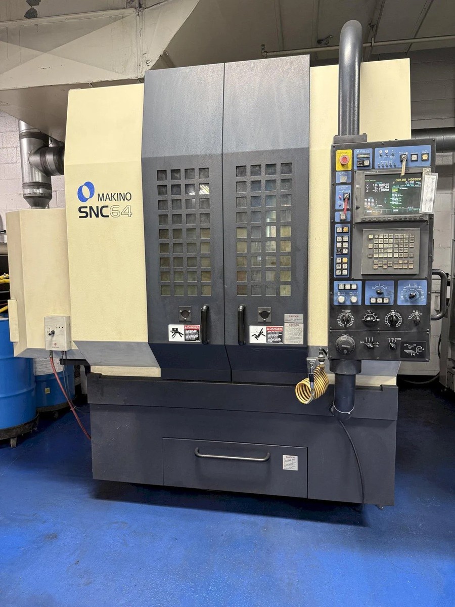 MAKINO MODEL #SNC64 HIGH SPEED CNC VERTICAL MACHINING CENTER