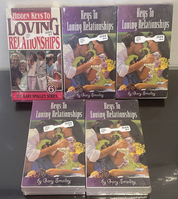 HIDDEN KEYS TO LOVING RELATIONSHIPS VHS  By Gary Smalley Lot Of 5 New Sealed