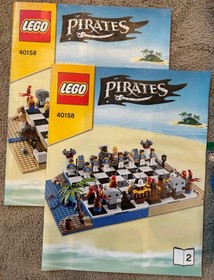 LEGO Pirates: Pirates Chess Set 40158 Chess Board And Manuals Only NO MiNIFIGURE