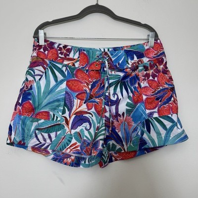 La Blanca Women's Board Short Size L Swimsuit Bottom Tropics Of Tropez Print
