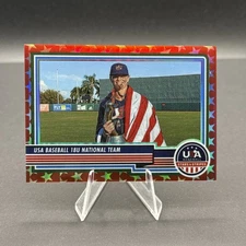 2023 Panini Stars & Stripes Maxwell Max Clark Red Stars /149 Rookie Flag USA