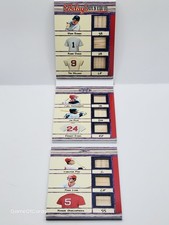2025 Leaf Lumber TED WILLIAMS, CARL YASTRZEMSKI, CARLTON FISK, BOGGS Relic /5