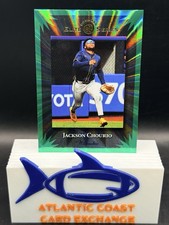 2025 Panini Donruss Baseball Jackson Chourio Elite Series Green Laser #6 Brewers