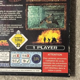 Tomb Raider Sega Saturn *No Manual* Pal 1996