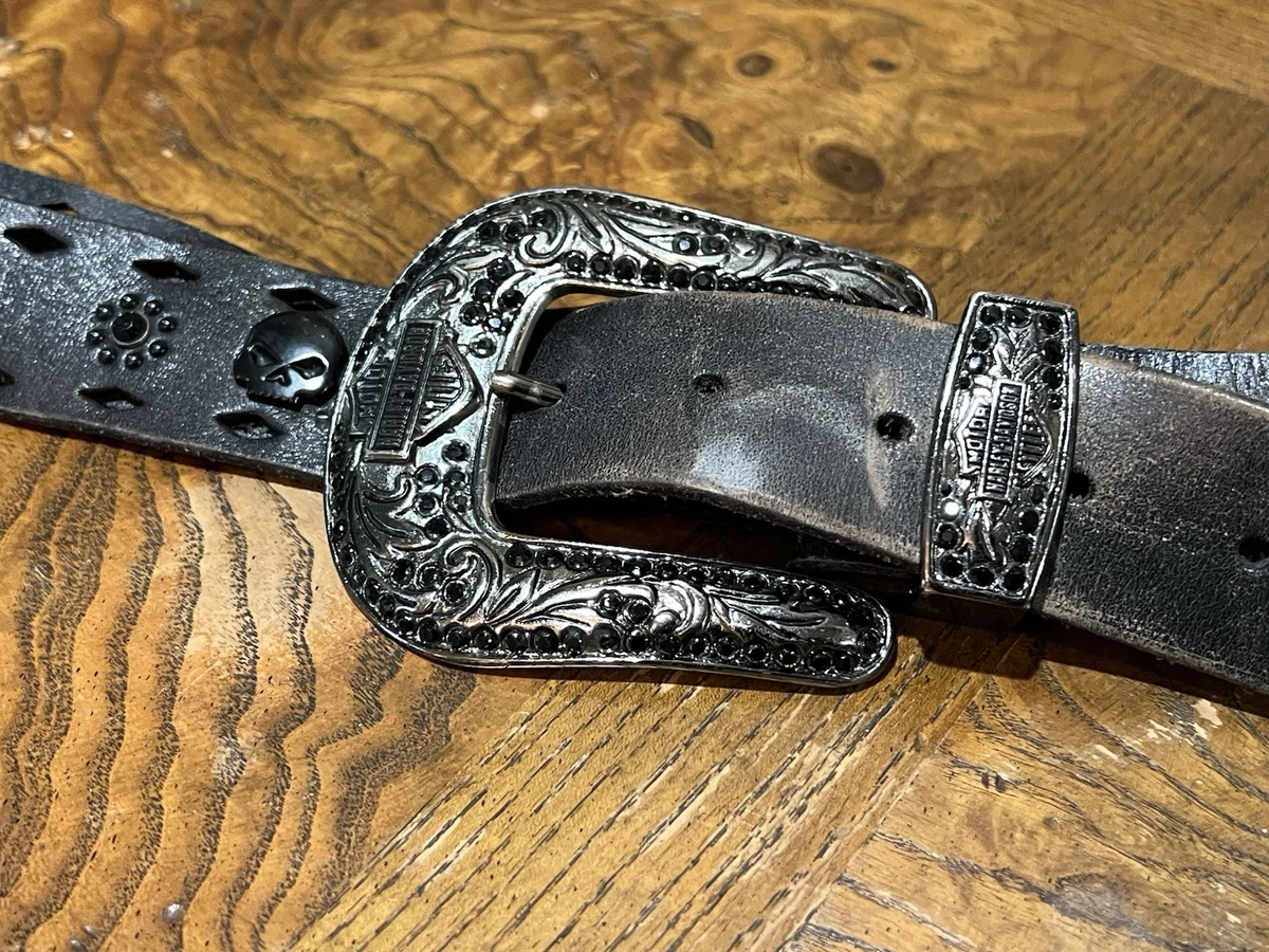 Skull Black Belts for Women for sale | eBay display picture 2