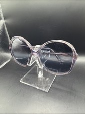 Vintage Italian Oversized Sunglasses Purple See Pictures