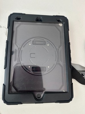 Seymac 10 inch Black Ipad Case with Shoulder Strap