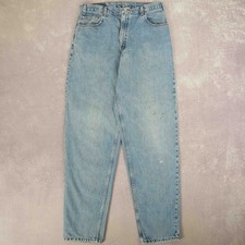 Levi's Vintage 560 Relaxed Straight Fit Jeans W34 L36 Men's Light Blue Denim