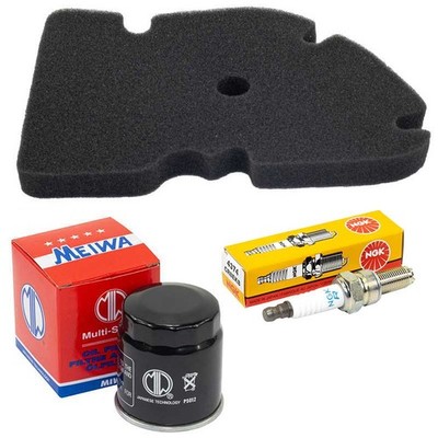 Set Luftfilter Ölfilter Zündkerze Wartung für Vespa GTV 300 ZAP GTV300 2010-2020