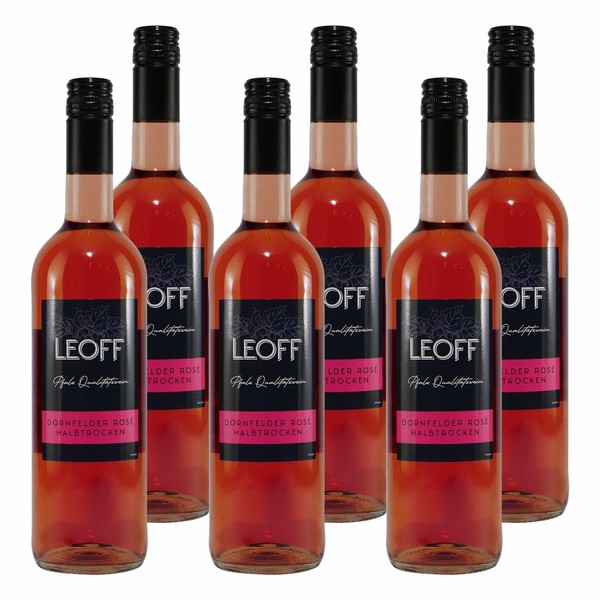 Leoff Dornfelder Rosé Qba -Halbtrocken- (6 X 0,75L)-image