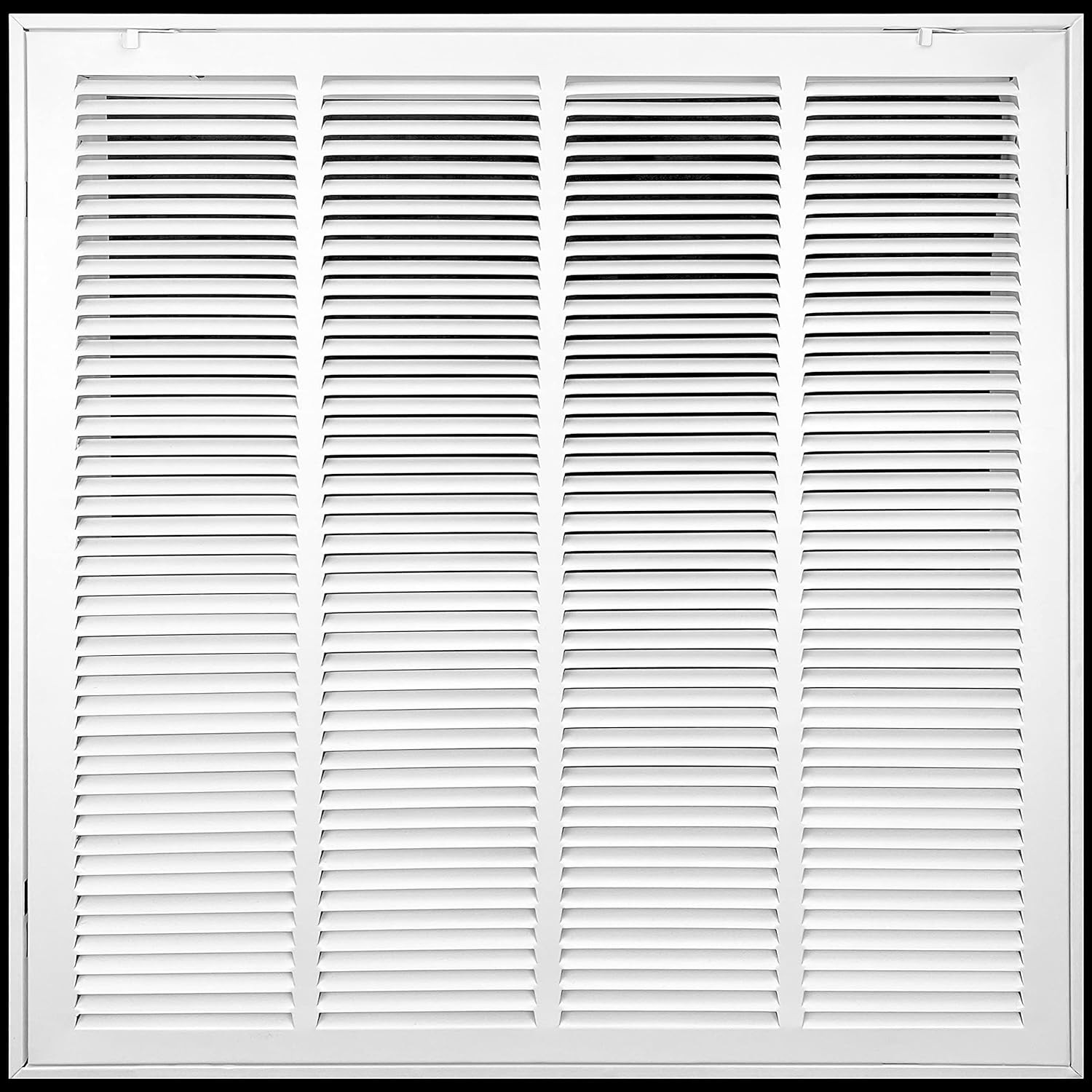 Handua 24x24 Steel Return Air Filter Grille – Removable Door – 1" Filter – White