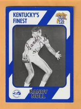 Randy Noll Kentucky Wildcats AUTO Signed 1989 Card Villa Hills KY