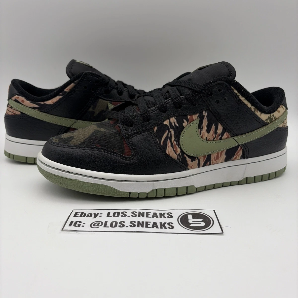 Nike Dunk SE Low Black Multi-Camo | eBay