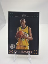 2007-08 Topps KEVIN DURANT Rookie Black Border RC Sonics Suns Rockets