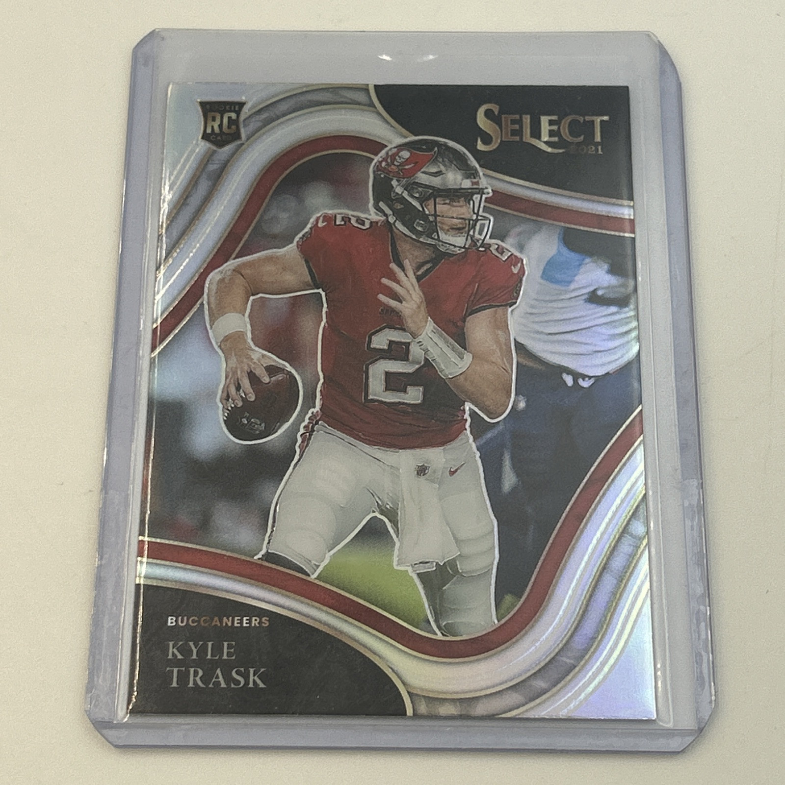 2021 Panini Select Field Level Silver Prizm Kyle Trask #363 Rookie RC Buccaneers