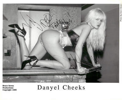 Danyel Cheeks Adult Star Autographed 8x10 Promo Photo w/COA WWE53-8