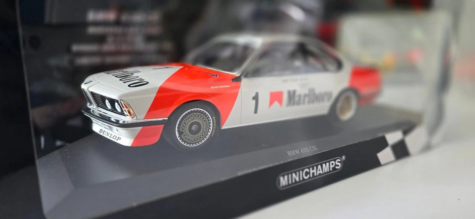 1/18 Minichamps 155832511 MARLBORO BMW 635 CSi Stuck Winner Macau 1983 - Immagine 2 di 4
