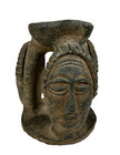 Ceramic Pottery Incense Burner Primitive Style Easter Island Ancient Art Reprod