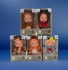 5 PCS 4.3  Inch Jointed Fully Posable Mini Reborn BABY DOLL SET Realistic