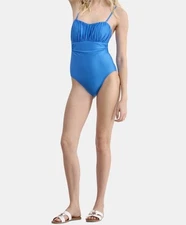 Time And True Turquoise Blue One Piece Bikini Swim Suit Size S (4-6) - New