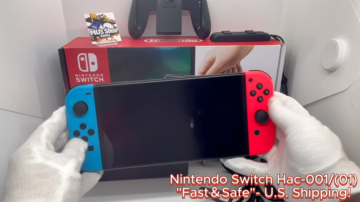 Nintendo Switch Console HAC-001, HAC-001(-01) Accessories Ship