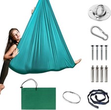 Aerial Yoga Hammock Set With Fittings Swing Hammock Swing 200kg Load Capacity UK