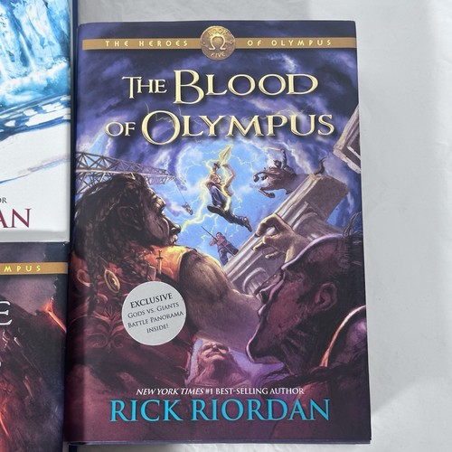 Heroes of Olympus Book Set by Rick Riordan Complete Series 1-5 Hardcover - Picture 12 of 12