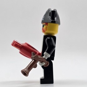 LEGO Captain Red Beard Minifigure pi055 Pirates 6285 6276 6289 Parrot Vintage