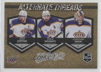 2023-24 MVP Alternate Threads Gold Anze Kopitar Drew Doughty Jonathan Quick 7ci