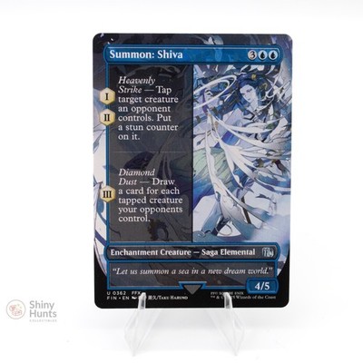 Magic: The Gathering Summon: Shiva (Borderless) FINAL FANTASY NM