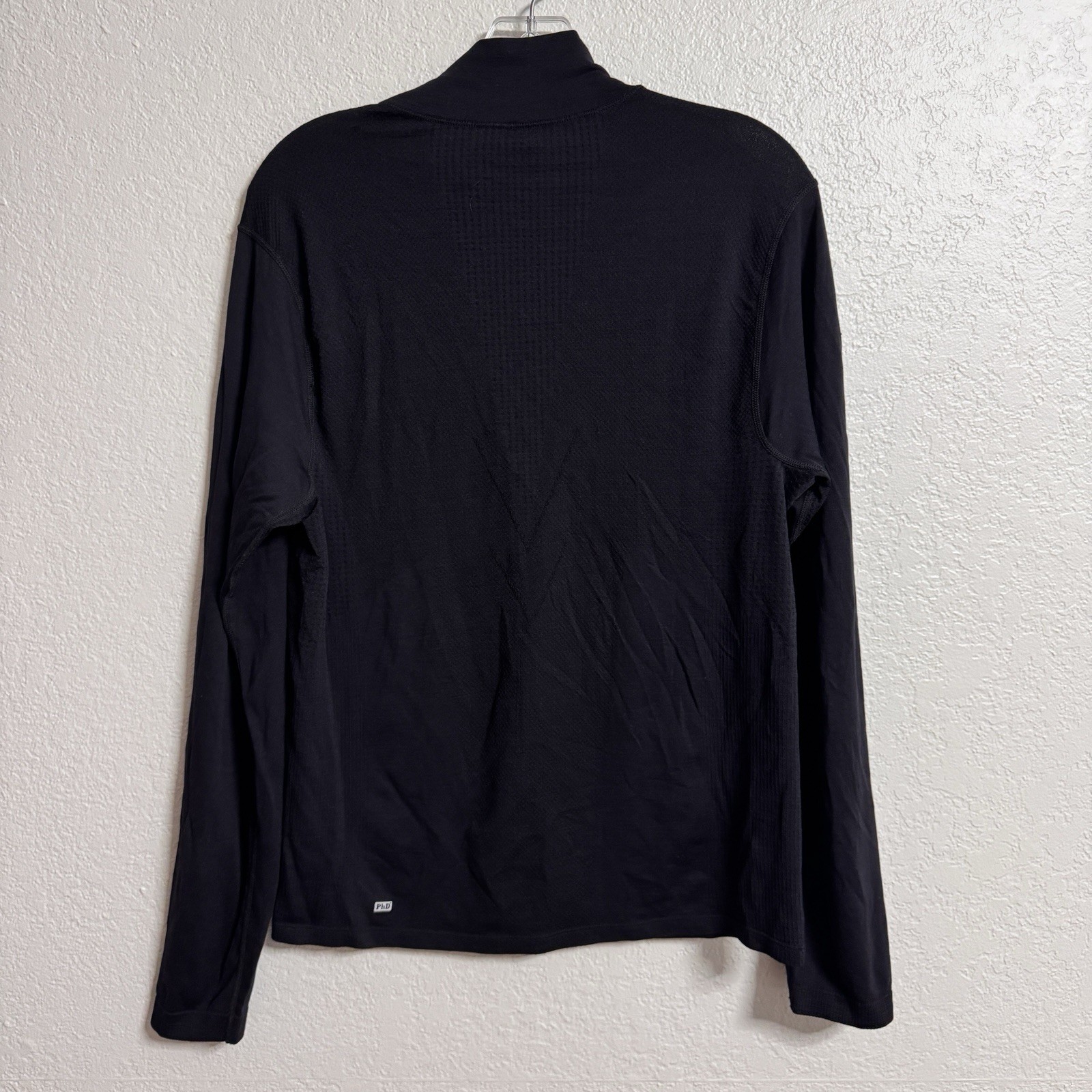 Smartwool PhD Pullover Womens Medium Black Merino… - image 3