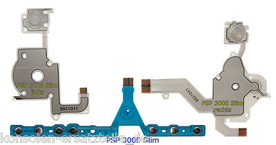 Tasten Reparatur Flex-Kabel Set Schalt Kontakte für PSP Slim & Lite 3000 / 3004