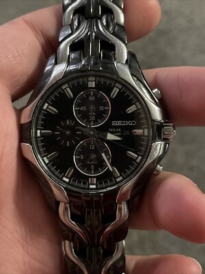 Seiko Solar Men's Black Watch - SSC139 29665165091| eBay Seiko Solar Men's Black Watch - SSC139 29665165091| eBay