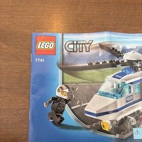 Lego City 7741 Police Helicopter Instruction Manual Booklet Only 2008