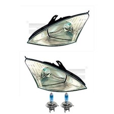 Scheinwerfer Set links rechts Chrom inkl. Premium Lampen für Ford Focus DAW DBW